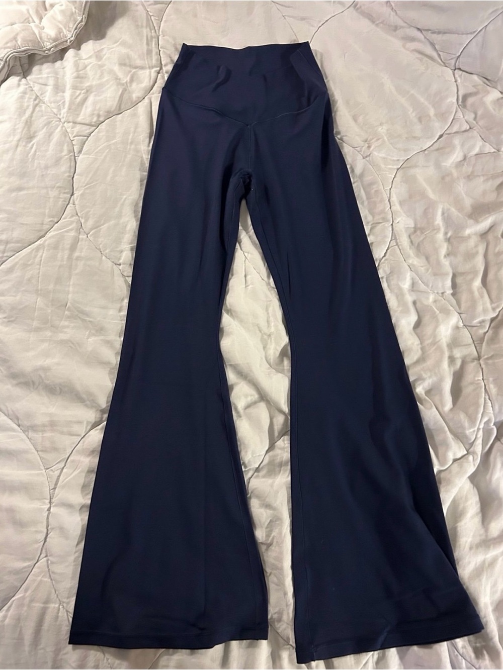Aerie High-Waist Navy Flare Workout Pants